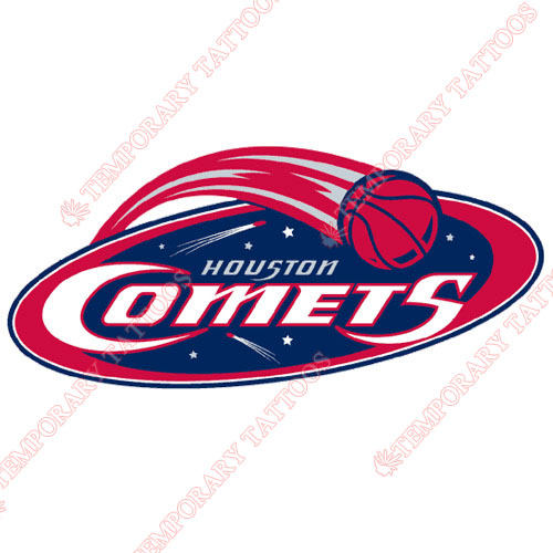 Houston Comets Customize Temporary Tattoos Stickers NO.8557